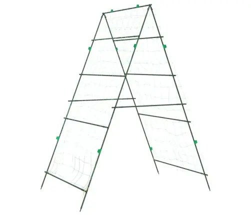 Dārza Režģi Vīteņaugiem, 4 Gab., A-Rāmis, Tērauds Vidaxl