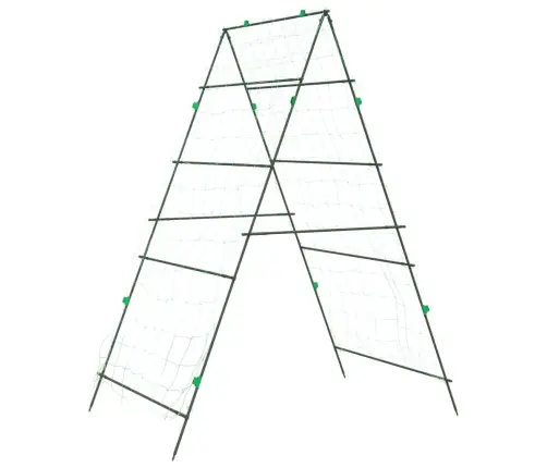 Dārza Režģi Vīteņaugiem, 4 Gab., A-Rāmis, Tērauds Vidaxl