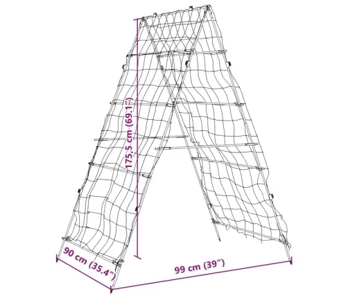 Dārza Režģi Vīteņaugiem, 4 Gab., A-Rāmis, Tērauds Vidaxl