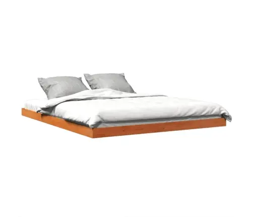 Voodiraam, Vahapruun, 160 X 200 cm Männipuit