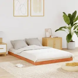 Lovos Rėmas, Vaško Rudas, 140X200cm Pušies Medienos Masyvas