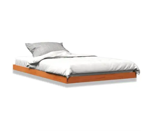 Voodiraam, Vahapruun, 120 X 200 cm Männipuit