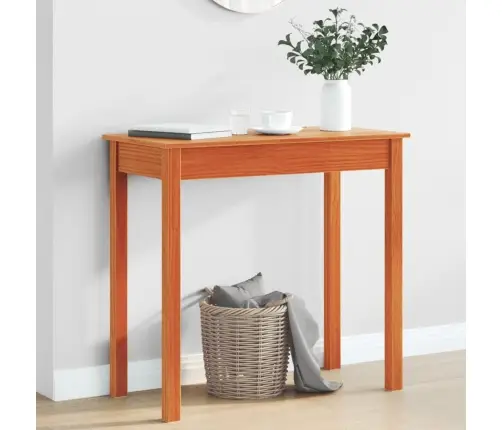 Konsoollaud, Vahapruun, 80X40X75 cm Männipuit