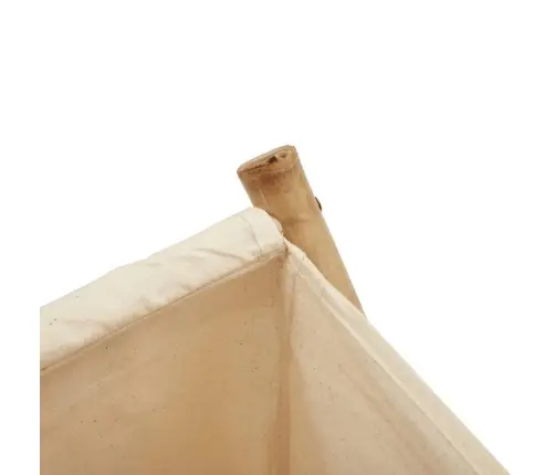 Pesukorv, Kreemjasvalge, 41,5 X 36 X 63,5 cm Bambus