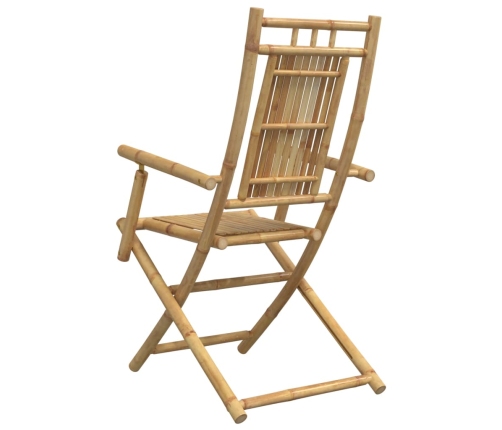 Saliekamie Dārza Krēsli, 2 Gab., 53X66X99 Cm, Bambuss Vidaxl