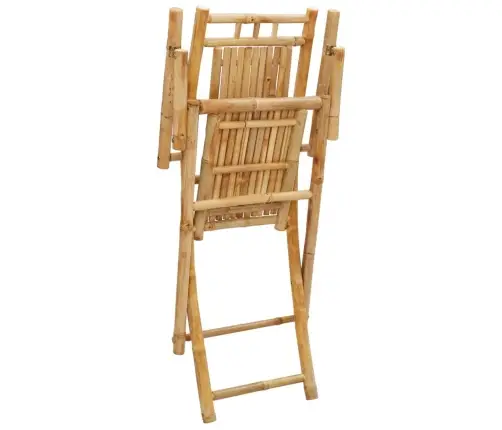 Saliekamie Dārza Krēsli, 2 Gab., 53X66X99 Cm, Bambuss Vidaxl