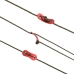 Telts Virve, Atstarojoša, Ar Savilcējiem, 50 M, 3 Mm Vidaxl