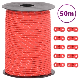 Telgi Nöör Helkuri Ja Kinnitusaasadega, 50 M 3 Mm