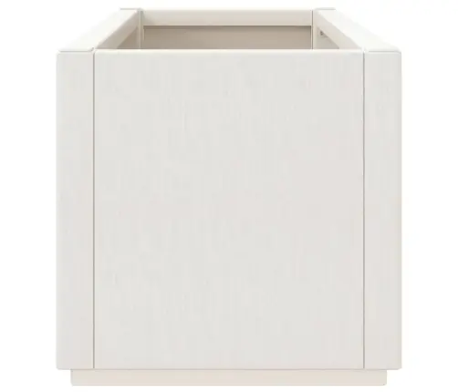 Sodo Lovelis, Baltos Spalvos, 80X36X35cm Pp