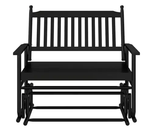 Supamasis Suoliukas, Juodas, 118X70X104,5cm Tuopos Masyvas