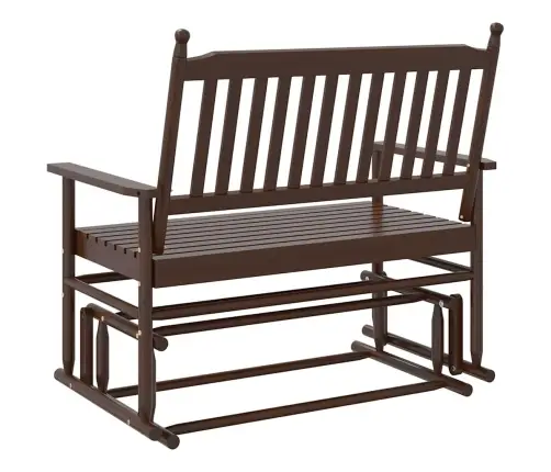 Šūpuļsols, Brūns, 118X70X104,5 Cm, Papeles Masīvkoks Vidaxl