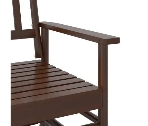 Šūpuļsols, Brūns, 118X70X104,5 Cm, Papeles Masīvkoks Vidaxl