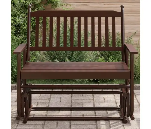 Šūpuļsols, Brūns, 118X70X104,5 Cm, Papeles Masīvkoks Vidaxl