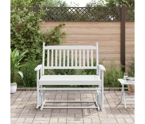 Šūpuļsols, Balts, 118X70X104,5 Cm, Papeles Masīvkoks Vidaxl