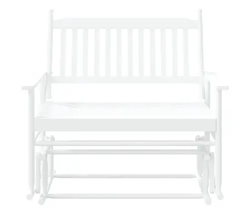 Šūpuļsols, Balts, 118X70X104,5 Cm, Papeles Masīvkoks Vidaxl