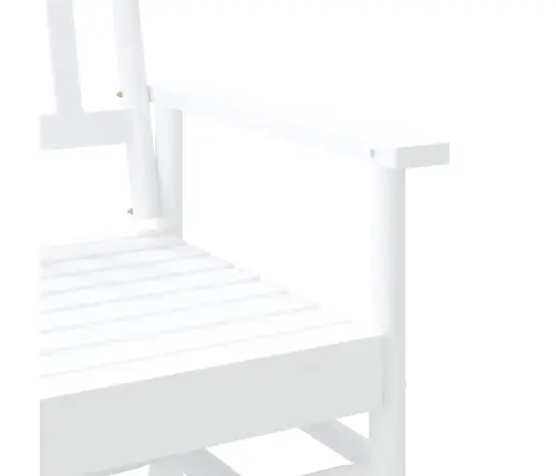 Šūpuļsols, Balts, 118X70X104,5 Cm, Papeles Masīvkoks Vidaxl