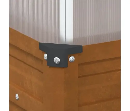 Sodo Vazonas Su Šiltnamiu, Plienas Atsparus Oro Sąlygoms