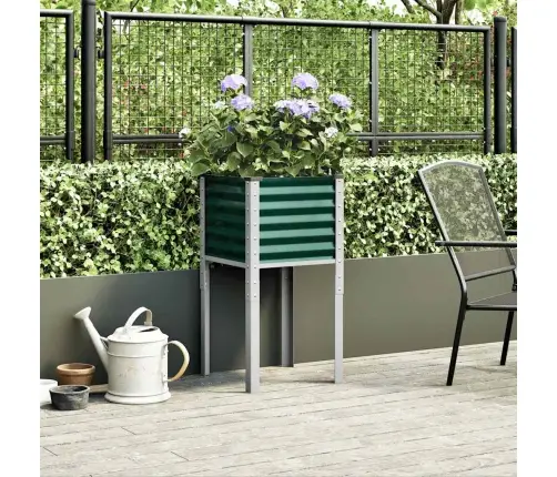 Sodo Vazonas, Žalias, 45X45X88cm Plienas