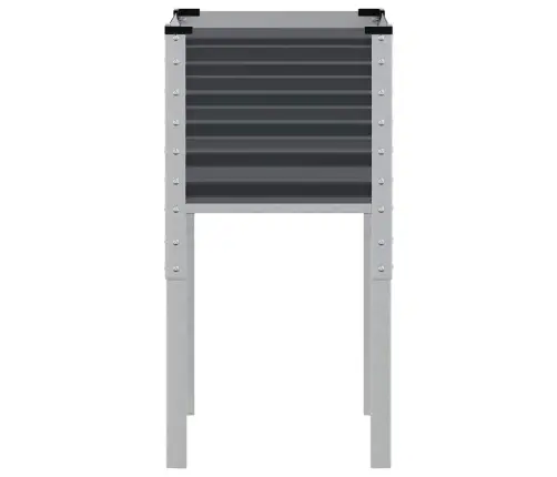 Sodo Vazonas, Antracito Spalvos, 45X45X88cm Plienas