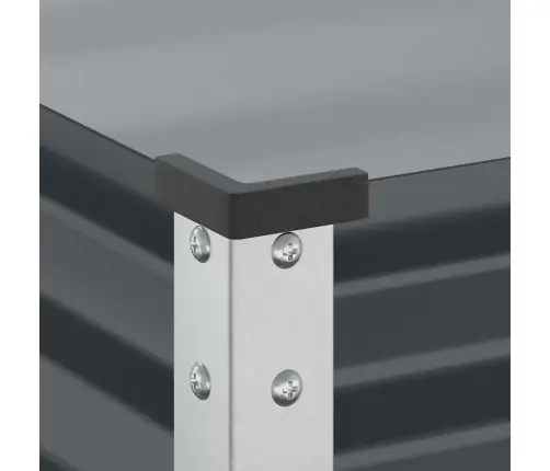 Sodo Vazonas, Antracito Spalvos, 45X45X88cm Plienas