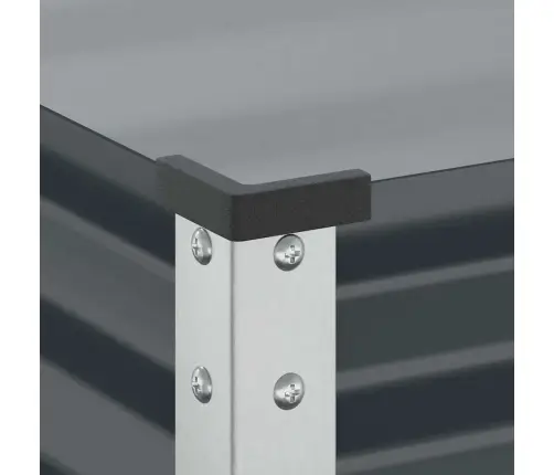 Sodo Vazonas, Antracito Spalvos, 45X45X88cm Plienas