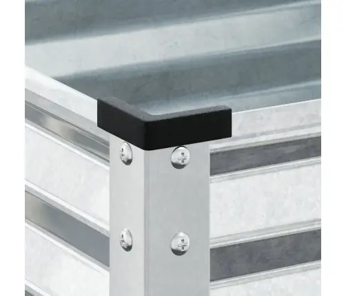 Dārza Puķu Kaste, 45X45X88 Cm, Cinkots Tērauds Vidaxl