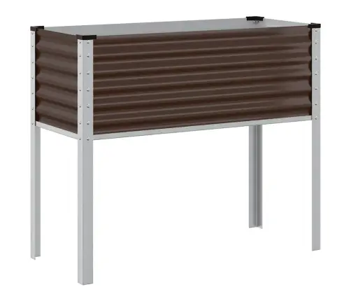 Sodo Vazonas, Rudas, 100X45X90cm Plienas