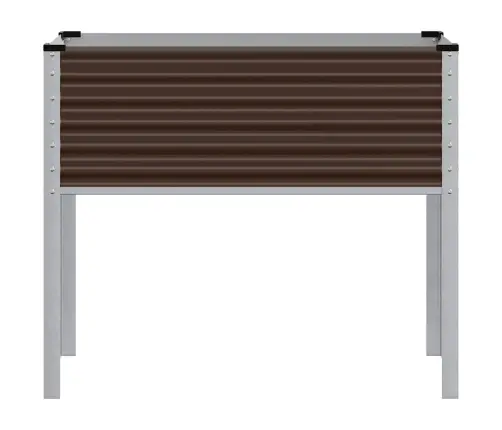 Sodo Vazonas, Rudas, 100X45X90cm Plienas