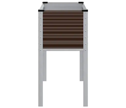 Sodo Vazonas, Rudas, 100X45X90cm Plienas