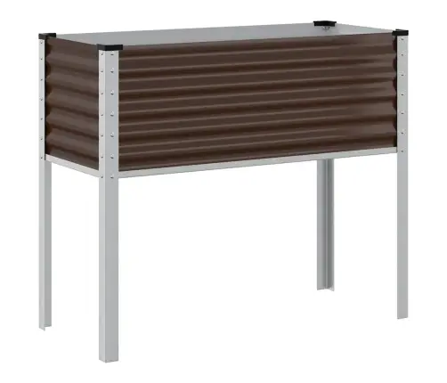 Sodo Vazonas, Rudas, 100X45X90cm Plienas