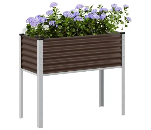 Sodo Vazonas, Rudas, 100X45X90cm Plienas