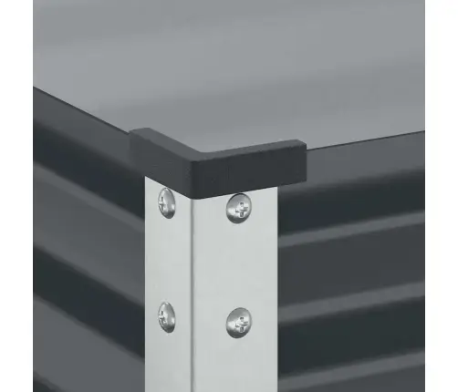 Sodo Vazonas, Antracito Spalvos, 100X45X90cm Plienas