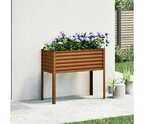 Dārza Puķu Kaste, 100X45X90 Cm, Izturīgs Tērauds Vidaxl