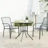 Ümmargune Terrassilaud, Antratsiithall, Ø80 X 72,5 cm Teras
