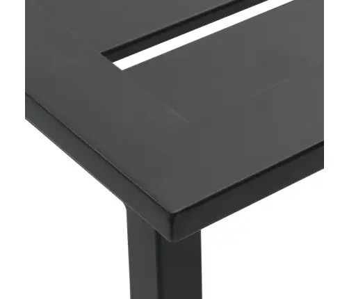 Bāra Krēsli, 2 Gab., Melni, 38X38X80 Cm, Pulverkrāsots Tērauds Vidaxl