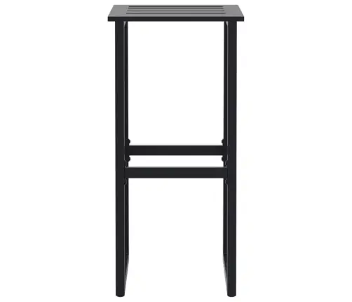 Bāra Krēsli, 4 Gab., Melni, 38X38X80 Cm, Pulverkrāsots Tērauds Vidaxl