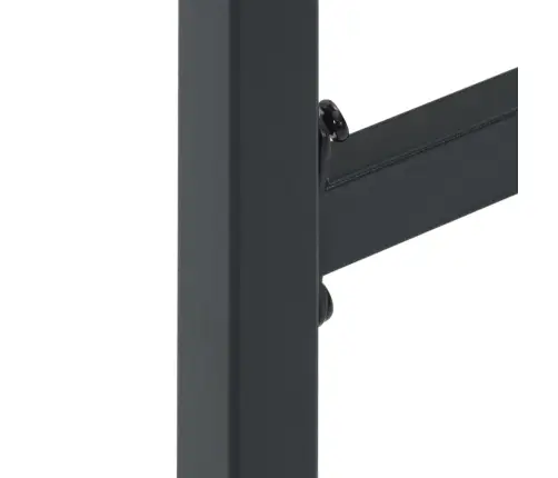 Bāra Krēsli, 4 Gab., Melni, 38X38X80 Cm, Pulverkrāsots Tērauds Vidaxl