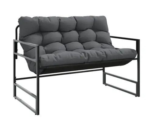 Dārza Sols Ar Matraci, Antracītpelēks, 113 Cm, Tērauds Vidaxl Dārza Sols Ar Matraci, Antracītpelēks, 113 Cm, Tērauds Vidaxl