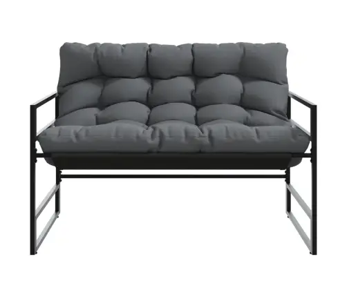 Dārza Sols Ar Matraci, Antracītpelēks, 113 Cm, Tērauds Vidaxl Dārza Sols Ar Matraci, Antracītpelēks, 113 Cm, Tērauds Vidaxl