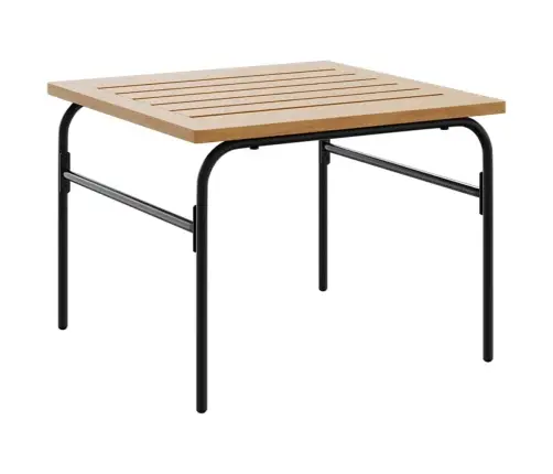 Üksteise Alla Mahtuvad Aia Kohvilauad 2 Tk, Pruun/Must, Teras