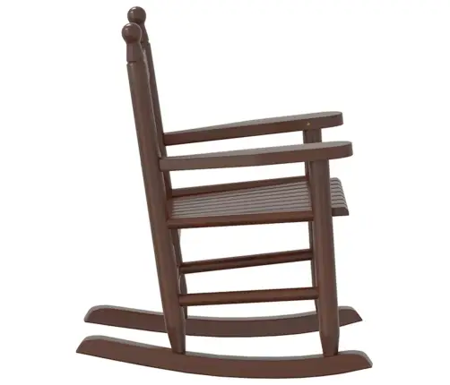 Bērnu Šūpuļkrēsli, 2 Gab., Brūni, Papeles Masīvkoks Vidaxl