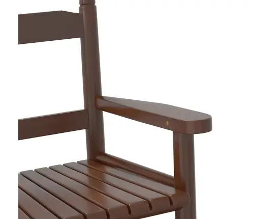 Bērnu Šūpuļkrēsli, 2 Gab., Brūni, Papeles Masīvkoks Vidaxl