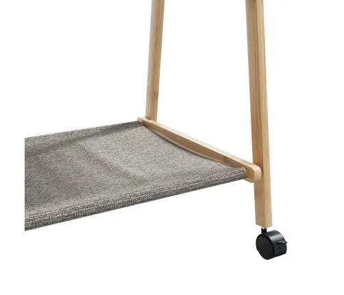 Drabužių Kabykla Su Lentynomis/Ratukais, 96X45,5X155,5Cm