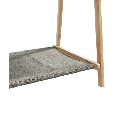 Riiulitega Riidenagi, 96X45,5X150,5 cm Bambus