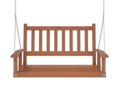 Sodo Sūpynės-Suoliukas Su Metalinėmis Grandinėmis, Rudos, Eglė