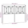 Metalinis Galvūgalis, Juodos Spalvos, 135Cm Metalinis Galvūgalis, Juodos Spalvos, 135Cm
