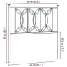 Metalinis Galvūgalis, Baltos Spalvos, 90Cm Metalinis Galvūgalis, Baltos Spalvos, 90Cm