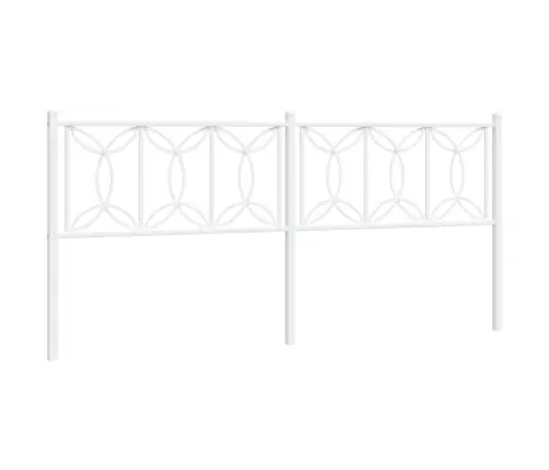 Gultas Galvgalis, Balts, 200 Cm Vidaxl