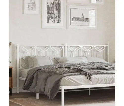 Gultas Galvgalis, Balts, 200 Cm Vidaxl