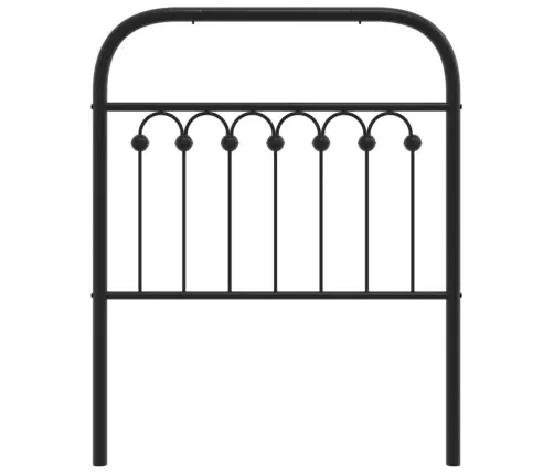 Metallist Voodipeats, Must, 80 Cm